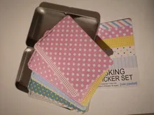 Corea papelería de mano pegatina para libros Set de pegatinas Diy diario etiqueta adhesiva para útiles escolares