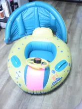 Accesorios para piscinas para bebé, anillo inflable para bebé, cuello de bebé, ruedas inflables para recién nacidos, Círculo de baño, flotador de seguridad para el cuello