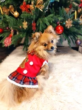 Costume Dog Shirt Dress Christmas Cat-Coat Couple for Small Cats Terrier Ropa Para Perro