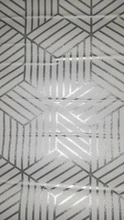 Stick Wallpaper Removable Vinyl-Film Geometric Silver Hexagon Haohome Peel Self-Adhesive
