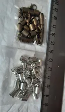 10 unidades/lote de cierres de langosta para pulsera de cordón de cuero, ganchos de 3, 4, 5, 6, 8, 9 y 10mm, conectores de tapas de Punta final para fabricación de joyas