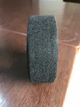 Rollo de cinta de tejido adhesivo, arnés de cableado para coche, color negro, 25M