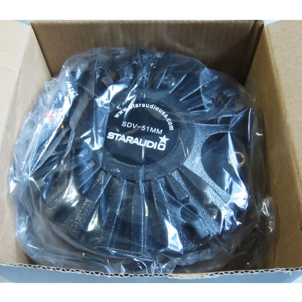 STARAUDIO 6 шт. 2600 Вт 2 03 дюйма 51 мм Титановый Компрессионный шуруповерт DJ PA динамик