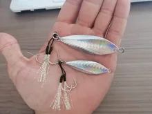 Spoon Lure Fishing-Tackle Lead-Bass Metal Jig Slow-Jigging Shore Artificial-Bait 40G