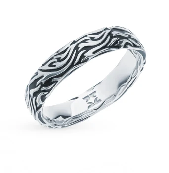 

Silver ring with enamel sunlight sample 925