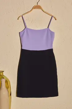 

Trendyol With Color Block Dress TWOSS20EL2971