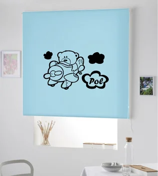 

Blind Iroa customizable Child/Teddy Bear Pol! ROLLER BLINDS TRANSLUCENT! (SKY BLUE 100X175)