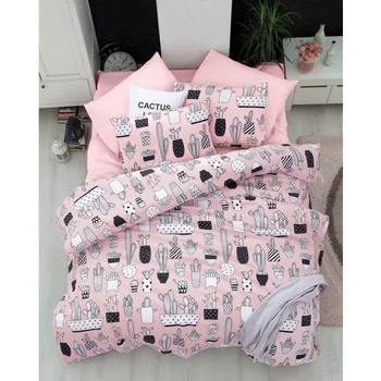 

The Fabric Cactus Powder Double Duvet Cover Set