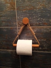 Hook Towel Decoration-Supplies Toilet-Paper-Holder Hanging-Rope Hotel Bathroom Vintage