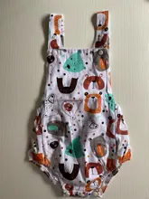 Pelele sin mangas para niños recién nacidos, mono de animales, traje de Sol de una pieza, trajes de 0 a 18 M