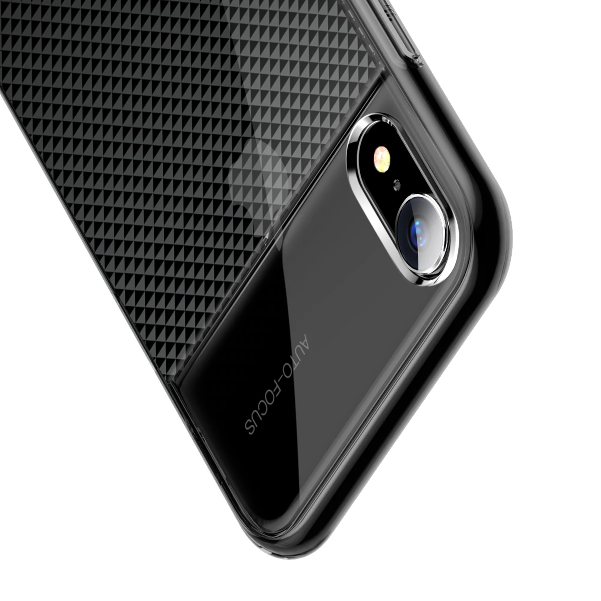 Чехол Baseus Glistening& transparent Case For iP XR 6.1inch WIAPIPH61-ST01(Прозрачно-черный