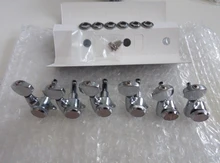 Tuning Pegs Tuners Guitar Electric-Guitar-Machine-Heads Metal-Lock GUYKER Silver