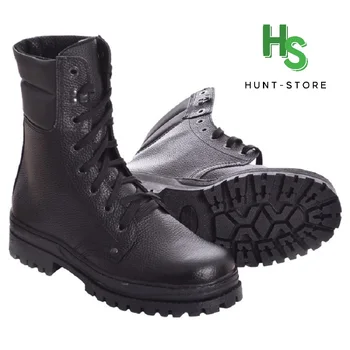 

Boots made of chrome leather "OMON", for the army, for protection, fishing, hunting, breathing, withstands extreme conditions art 582