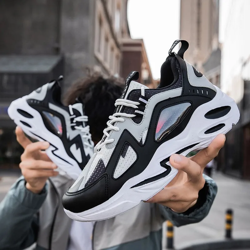 

Men's Shoes Autumn 2019 New Shoes Korean Style Of The Trend Of All Matching Sports And Leisure Running Old Shoes Size 39-44