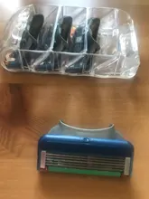 Gillette-Cuchillas de afeitar para hombre Fusion, 5 capas, cuchillas de seguridad, acero inoxidable, cuidado de la cara, 4 unidades