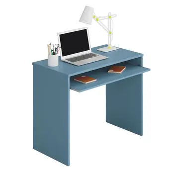 

Computer table with Tray Removable, Measurements: 90x79x54 cm Bottom (Blue)