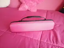 Funda de EVA para alisador de pelo Ghd V, bolsa de almacenamiento de estilo clásico dorado, bolsa de viaje portátil, funda protectora
