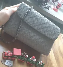 Bandolera de cuero para mujer, diseño de marca de lujo, 100%, tejido de piel de oveja, alta gama, gran capacidad, 2021