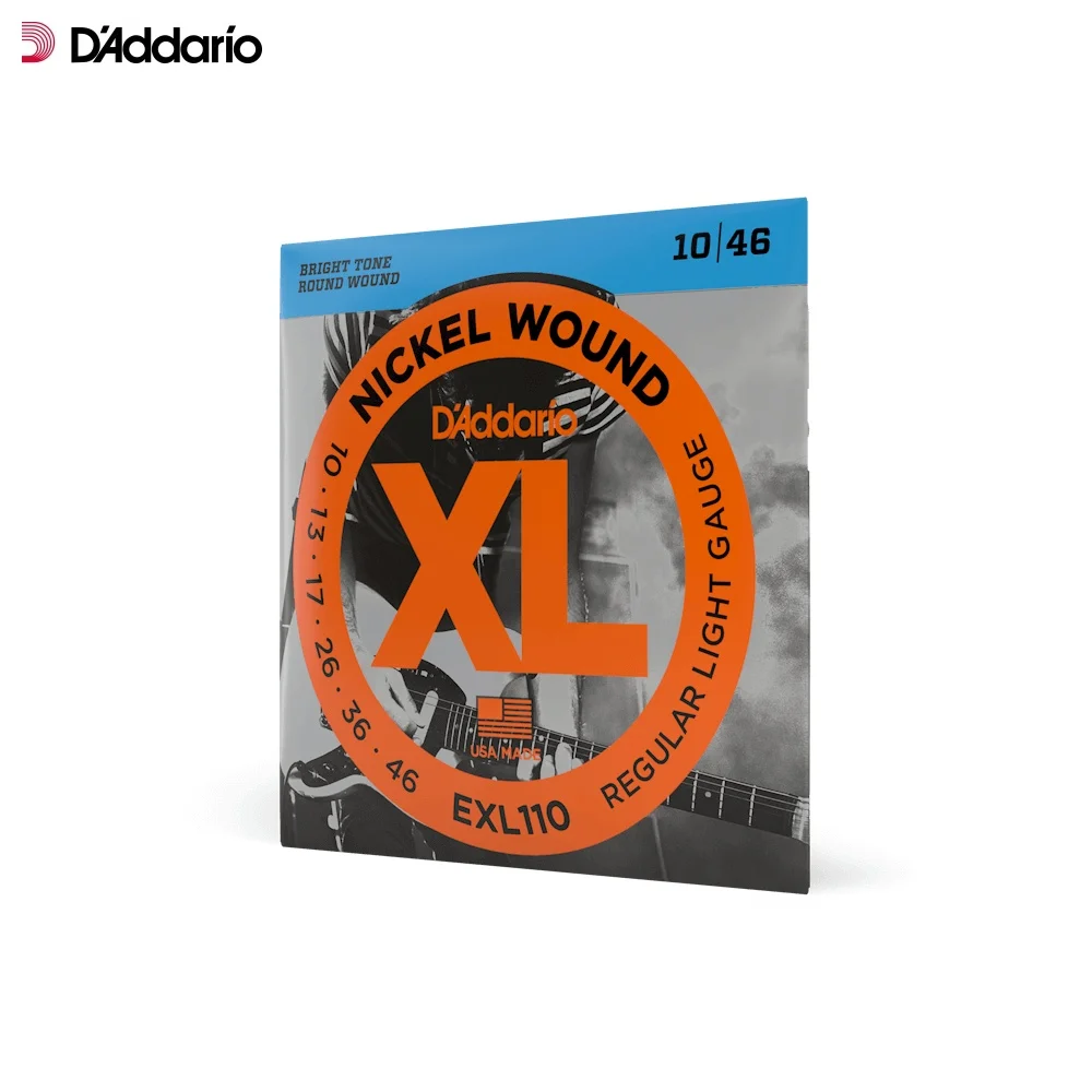 D'ADDARIO EXL110 Струны для электрогитары|Детали и аксессуары гитар| |