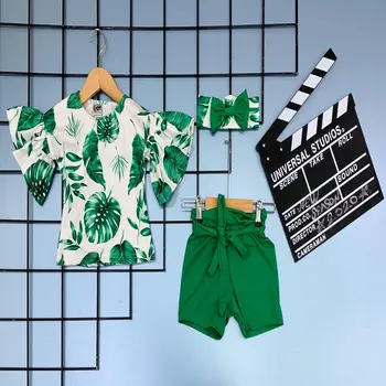 

Girls Clothing Sets Summer Vest Two Pieces Children Sets Fashion Girls Clothes