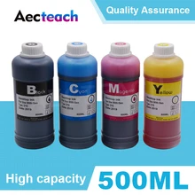 Aecteach 500ml Bottle Printer Dye Ink Refill Kits For HP 123 122 121 302 304 301 30065065221 22 140 141 901 350 351 XL Cartridges