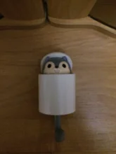 Gancho de ardilla Invisible para colgar llaves de paraguas, gancho de pared adhesivo montable para abrigo, sombrero, decoración de pared de teléfono móvil, organización de puerta