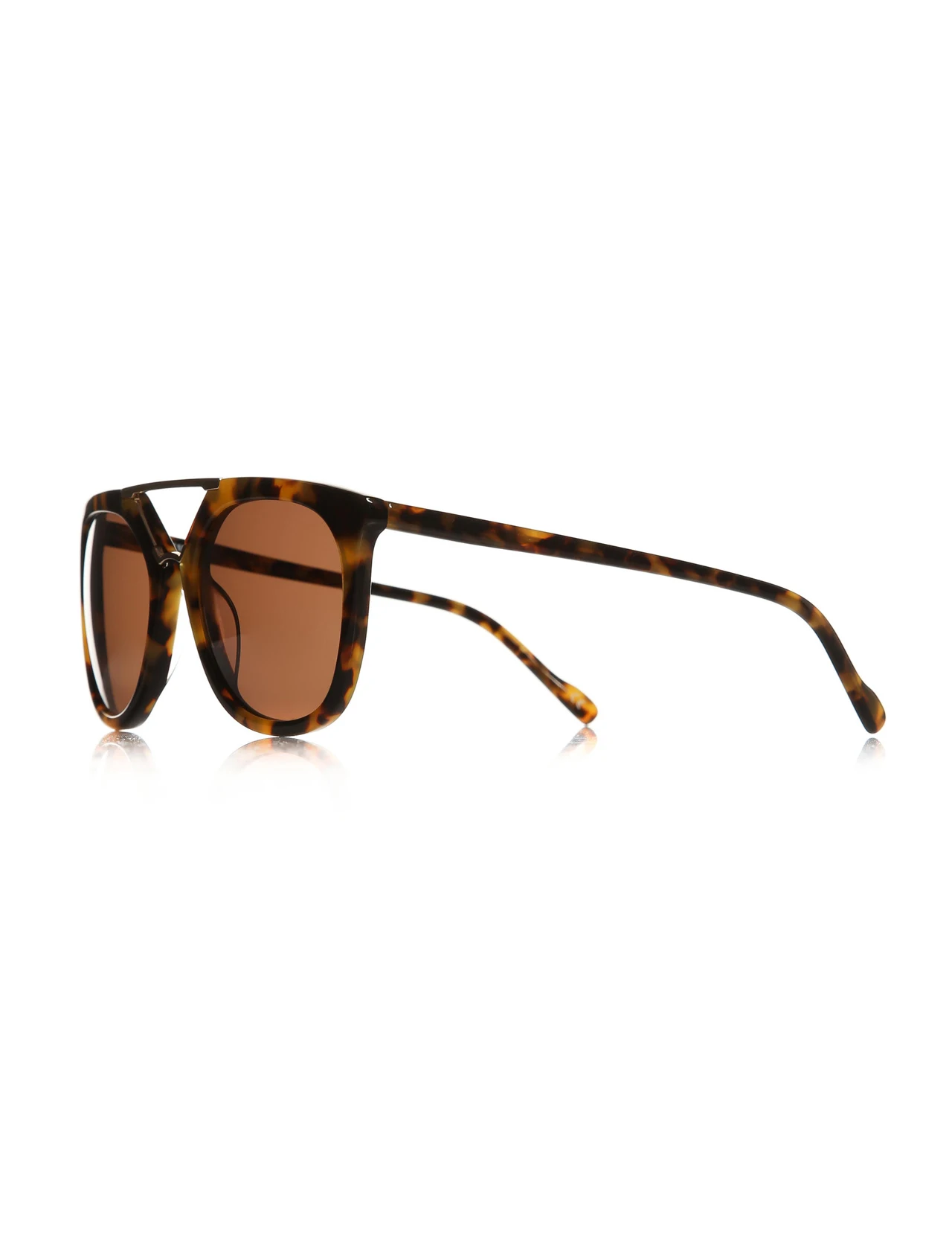 

Unisex sunglasses e 72710 a2671 al bone Brown organic rectangle rectangular 53-21-140 exess