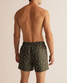 

Boardshort bermuda men's khaki print