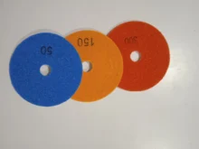 Uds 3/4 lijado disco de mojado almohadillas de pulido de diamante de granito, mármol pulidora de piedra Flexible de herramientas de mano