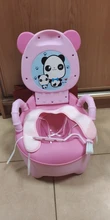 Orinal de plástico suave para bebé, orinal infantil de entrenamiento, asiento de entrenamiento, silla de inodoro