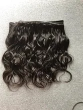 Longqi-mechones de pelo ondulado brasileño extensiones de pelo ondulado mechones Remy, pelo Natural negro, extensiones de cabello humano mechones de 8 - 30 pulgadas