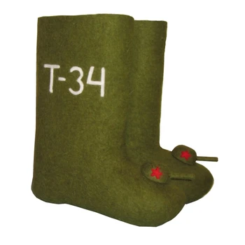 

Men's felt boots multi-color.