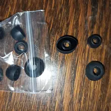 Replacement Covers Cushions Earphone Ear-Pads Eartips Earbuds Black Soft Silicone 