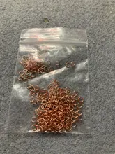 200 unids/lote 3/4/5/6/7/8/10mm, hallazgos de joyería de Metal DIY, único abierto, anillos de salto y anillo dividido para la fabricación de joyas