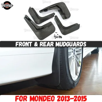 

Front and rear mudguards case for Ford Mondeo 2013-2015 ABS plastic molding 1 set / 4 pcs decoration car interior
