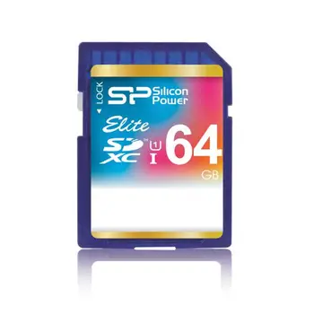 

Silicon Power Elite flash memory 64 GB SDXC Class 10