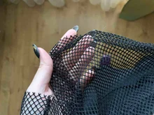 Top de malla de rejilla para Mujer, camisetas negras de manga larga, blusa Sexy de encaje Floral, moda Elegante, transparente, Vintage, 2021