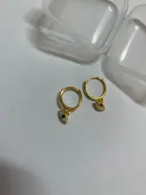 WANTME-Joyería de 100% plata fina 925 auténtica para mujer, mini pendiente de ojos malvados de circón azul, aretes pequeños de tuerca