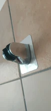 Soporte de cabezal de ducha sin taladro, autoadhesivo, ajustable, útil