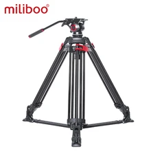 miliboo Video Tripod Professional Camera Stand with Ground Spreader for Dslr Camcorder Wedding Photography Travel Quick Shipping