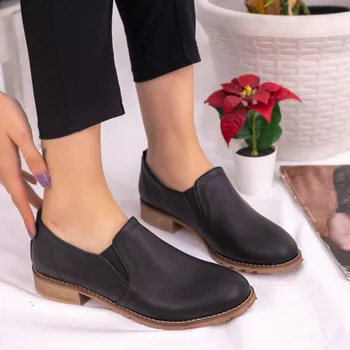 

Mary Black Skin Women 'S Shoes, 2021 Fashion Stylish Loafer, Hand Wheel, Convenient and Comfortable to Wear, Orthotic Insole