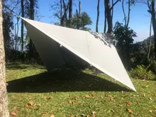 Sunshade Tent Awning Tarp Light-Weight Silicone-Coated Nylon Ultra-Light Aricxi 15d Portable