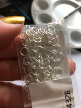 Anillos de salto para joyería, anillos divididos de 4mm/5mm/6mm/7mm/8mm, anillo de conexión de apertura de adorno de joyería, 100 Uds.