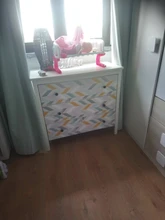 Stick Wallpaper Prepasted-Contact-Paper Living-Room Self-Adhesive Haohome Peel Multicolor