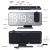 FM Radio LED Digital Smart Alarm Clock Watch Table Electronic Desktop Clocks USB Wake Up Clock with 180° Projection Time Snooze 8