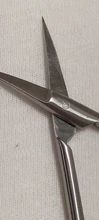 Farming-Tools Scissors Veterinary Medical Animal Straight 10cm 14cm 16cm Curved-Tip Stainless-Steel