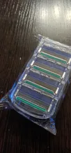 Gillette-Cuchillas de afeitar para hombre Fusion, 5 capas, cuchillas de seguridad, acero inoxidable, cuidado de la cara, 4 unidades