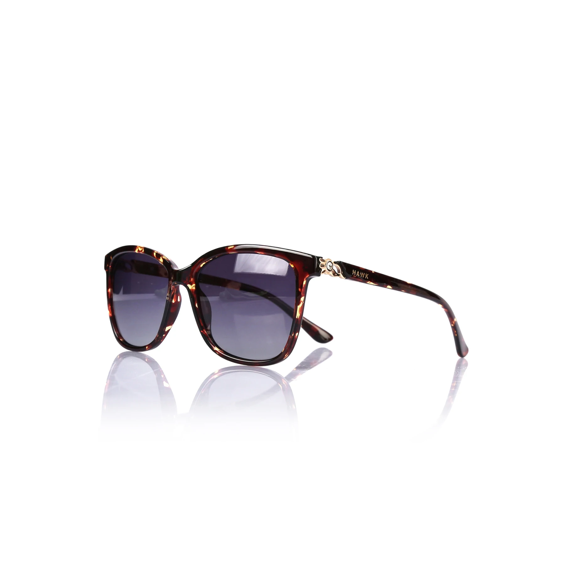 

Women's sunglasses hw 1805 03 bone Brown organic square square 53-17-140 hawk