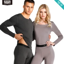 52025 Термобелье с кашемиром высокого качества Эстетичный эргономичный бесшовный крой Ручная отделка Теплое мягкое не толстое термо бельё Кашемировый комплект Стильная одежда Cashmere Exquisite Workmanship Comfortable