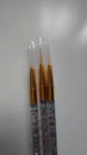 3 unids/set dibujo en Gel UV pintura bolígrafo de línea de arte dibujo cepillo de mango de hebra de diseño francés manicura uñas de arte herramientas de bricolaje